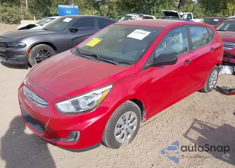 2017 Hyundai Accent Se из США, поврежденный, VIN KMHCT5AEXHU342907